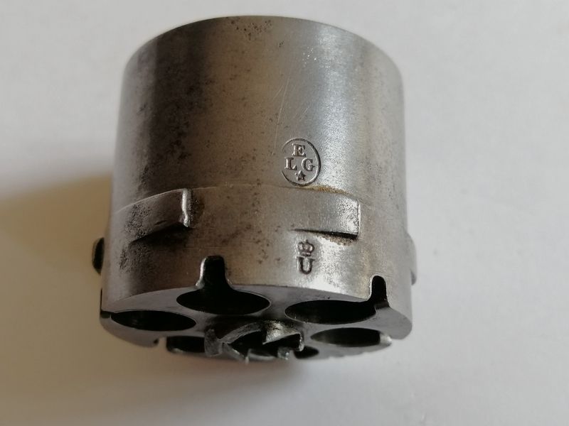 Beau revolver à broche liégeois type Lefaucheux en calibre 7 mm – Excellent état, image 10 sur 20