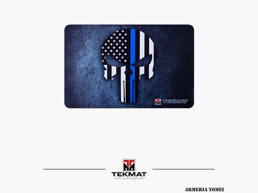 TEKMAT – TAPPETINO PULIZIA PUNISHER BLUE LINE POLICE 28X43 cm