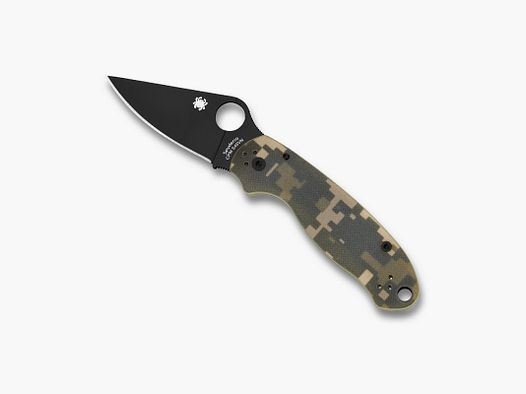 SPYDERCO PARA 3 CAMO LAME NOIRE