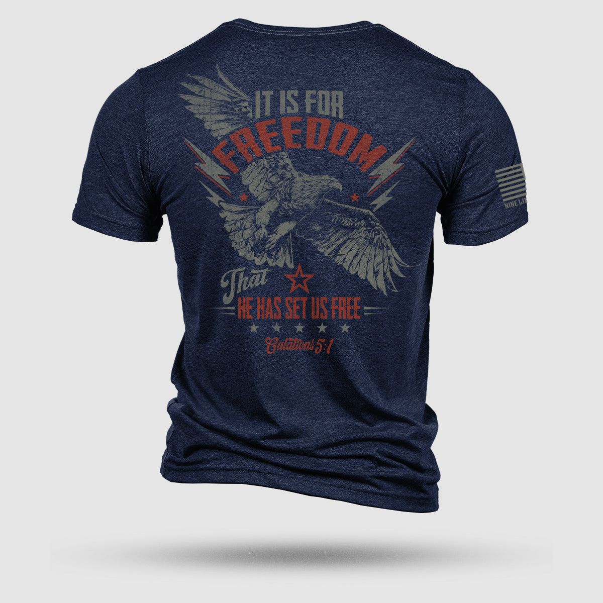T-Shirt HE HAS SET US FREE, Bild 1 von 5