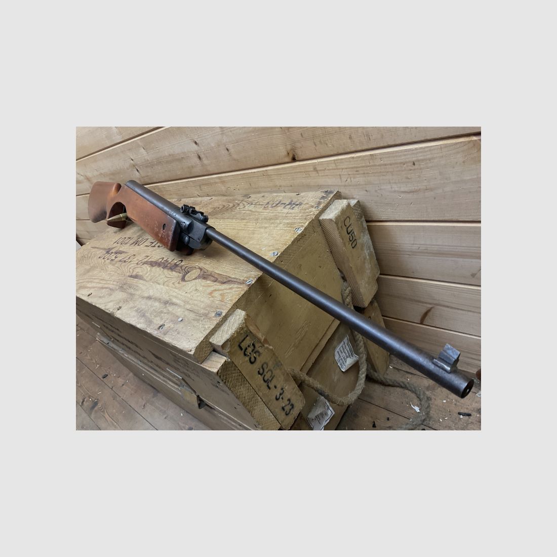 Luftgewehr DDR Haenel Suhl Modell 303, GST, NVA