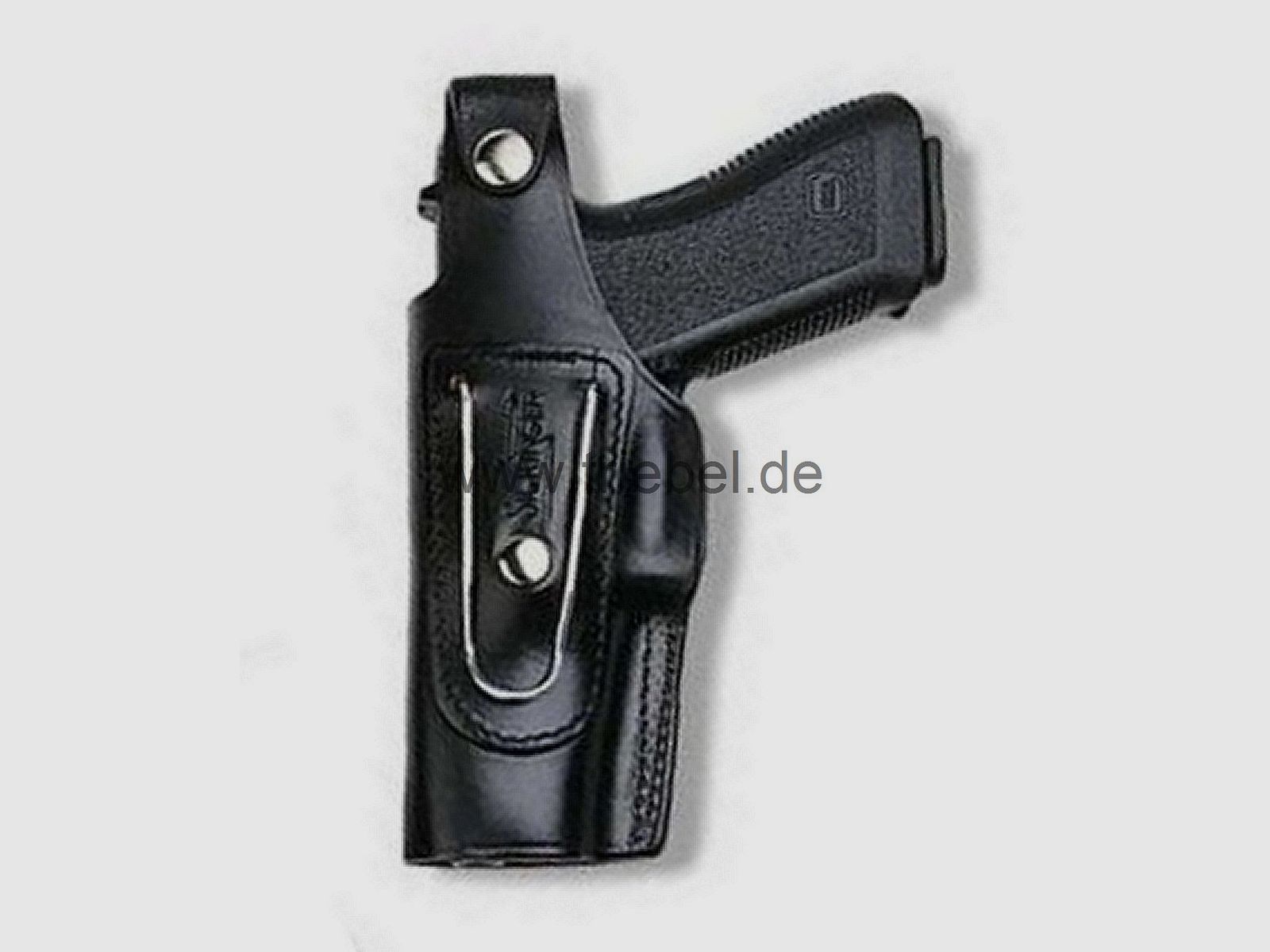 SICKINGER Holster (Leder) f. Walther PK380 62302 -G-Man schwarz