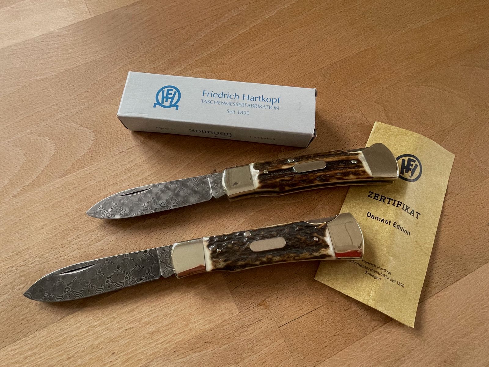 Hartkopf Damast Klappmesser