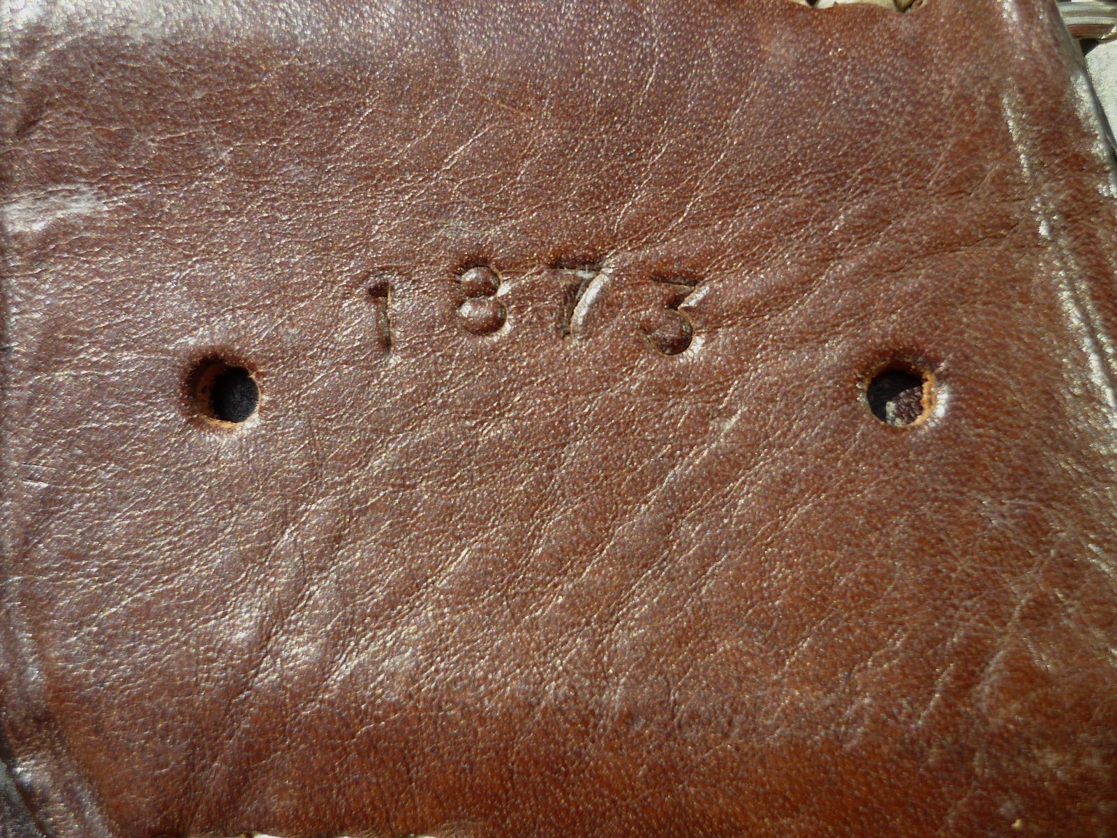 HKDesign Holster Art. Nr. 005 Spezial, Schnellziehholster für eine mit 1873 bezeichnete Waffe - für Linkshänder