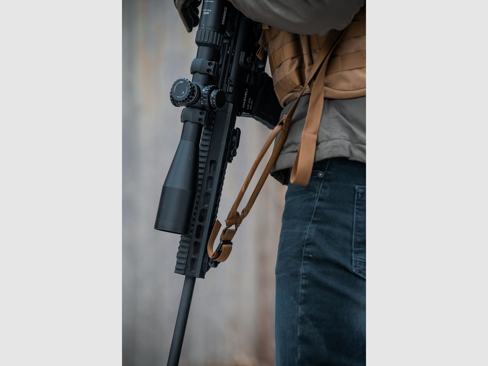 Coreclock DH24 Taktischer Gewehrriemen Coyote H&K Hacken, Bild 4 von 5