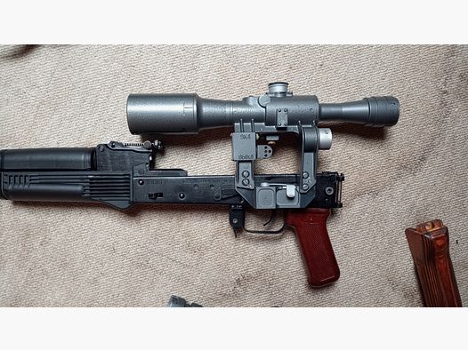Tauschangebot - 6x38 PSOP belarussisches PSO-1 para riel AK / Mecánicamente impecable, visión cristalina y la iluminación funciona // Óptica de mira telescópica