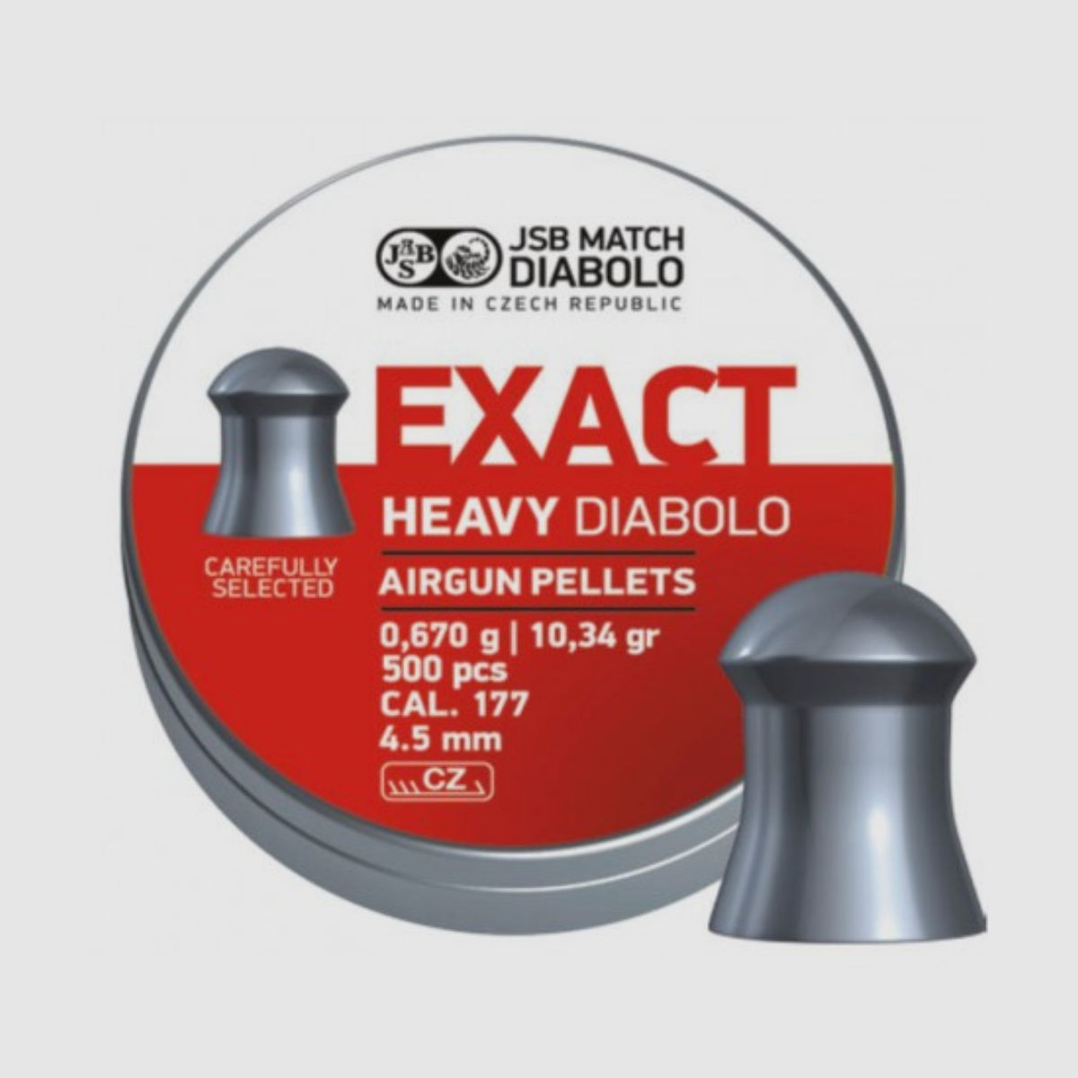Diabolo 4,5 mm Jsb Exact Heavy 500 unités