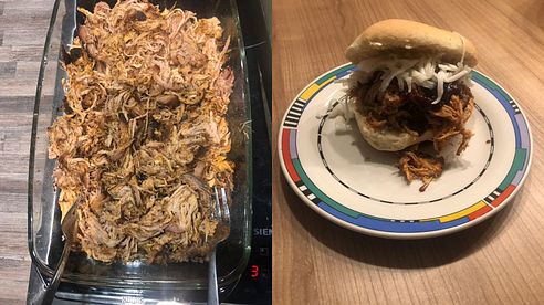 Wildschwein Pulled Pork Burger