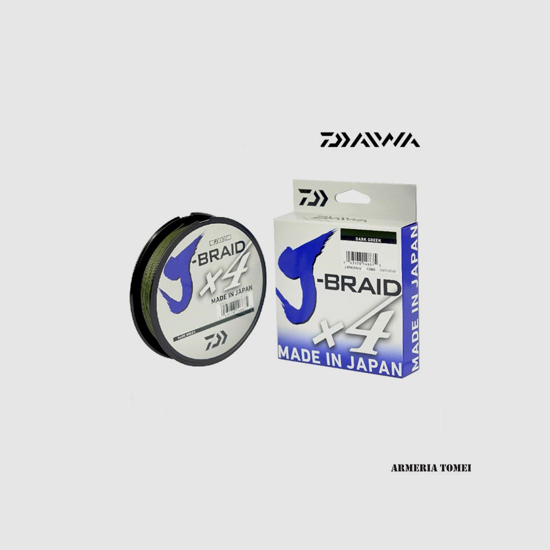 DAIWA – J-BRAID X4 Dark Green