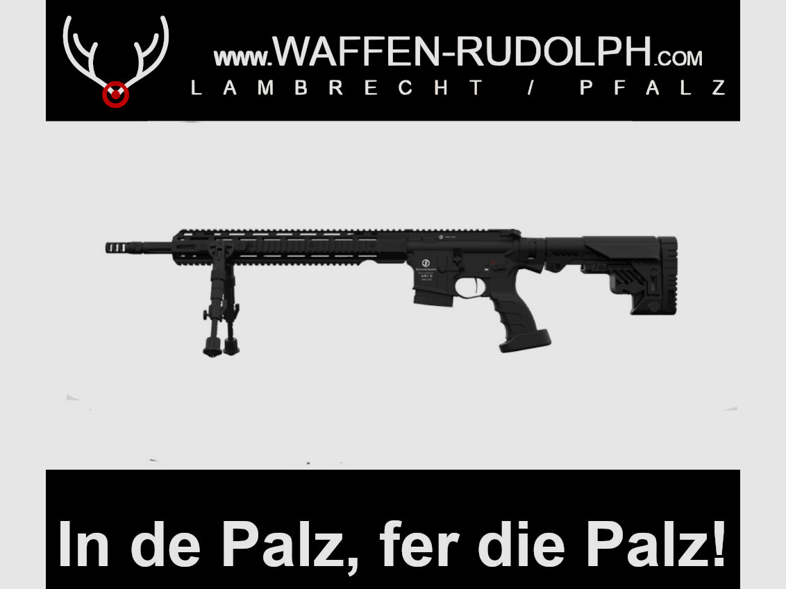 SCHMEISSER AR15 DMR 18“ FDE Schmeisser DMR 18" AR15 in schwarz ***PFALZKRACHER*** NEU bei Waffen Rudolph