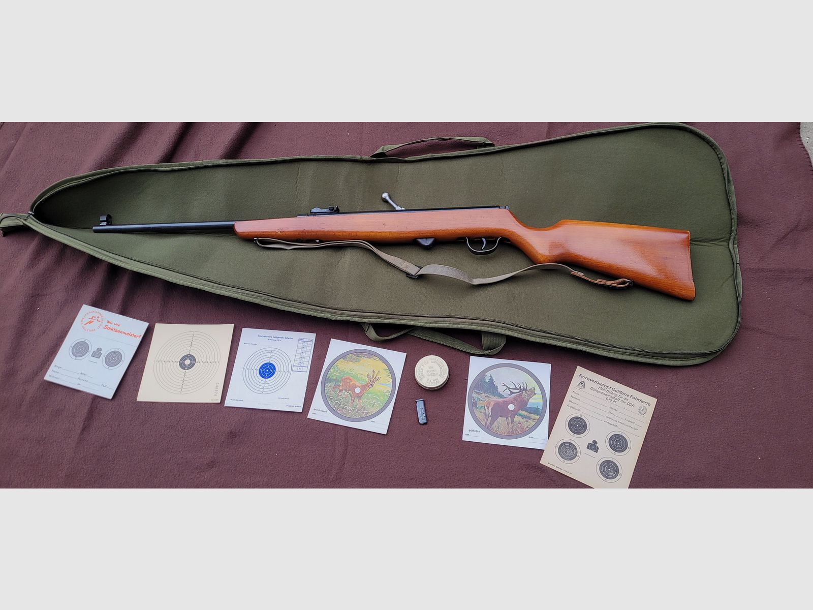 Fusil à air DDR avec chargeur Haenel 310