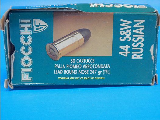 MUNICIONES FIOCCHI CAL. 44S&W RUSSIAN