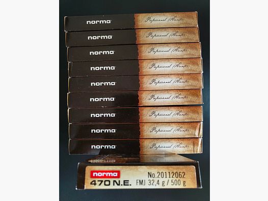 Norma Munition 470 N. E. Nitro Express
