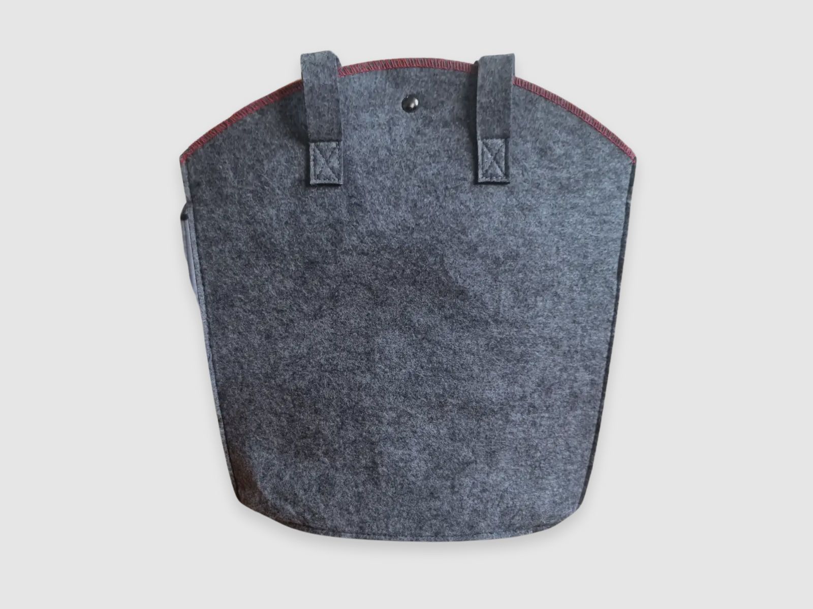 Borsa in feltro con emblema di testa di cervo