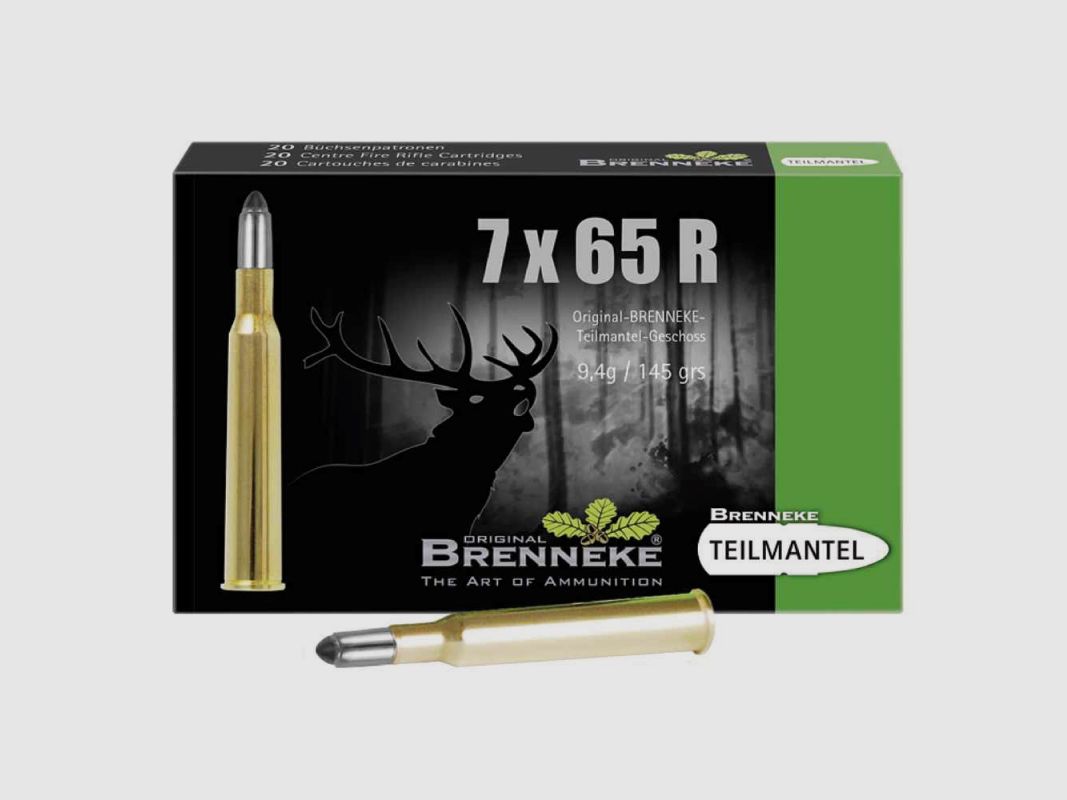 Brenneke 7x65 R 145GR TM 20 cartuchos