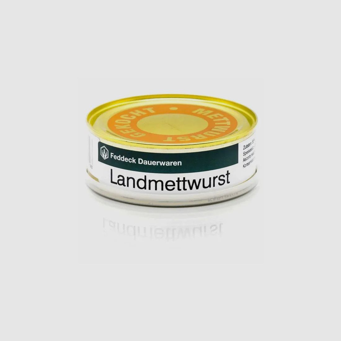 Feddeck Dauerwaren Dosenwurst Landmettwurst 200 g
