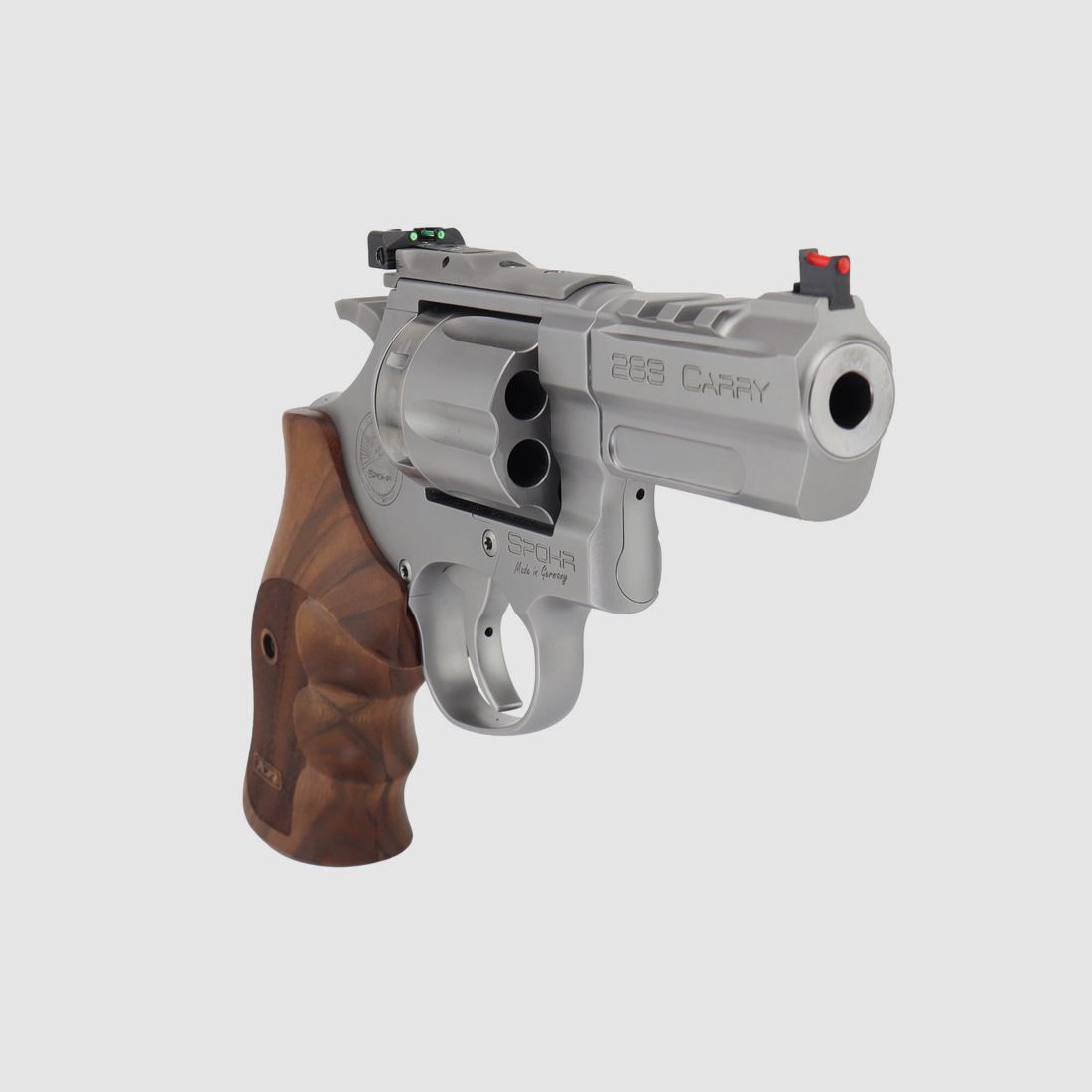 Spohr 283 Carry Acero Inoxidable Revólver de 3" Hecho en Alemania 3 Zoll Caza y Deporte