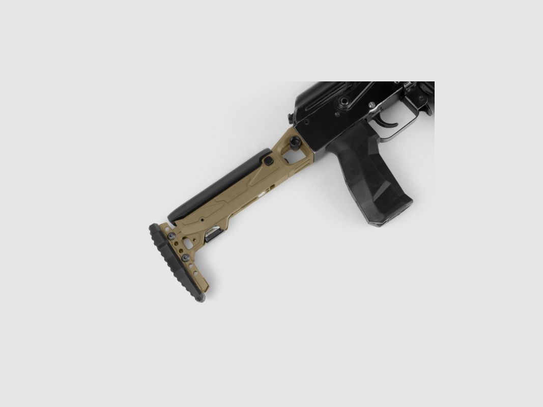 KPYK Fester Teleskop Hinterschaft für AK CRC 9035 Coyote Tan