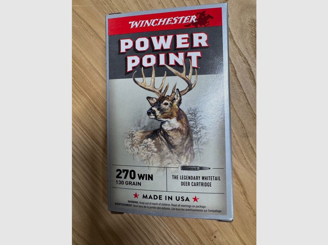 Winchester Power Point 270 win 130 grains, Bild 1 von 3