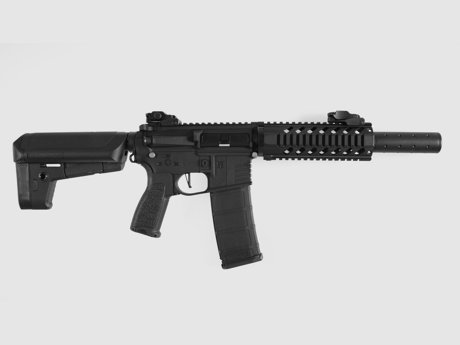 AR15 SilentOps Classic Bravo (Schwarz) max. 0,5J Delta Armory