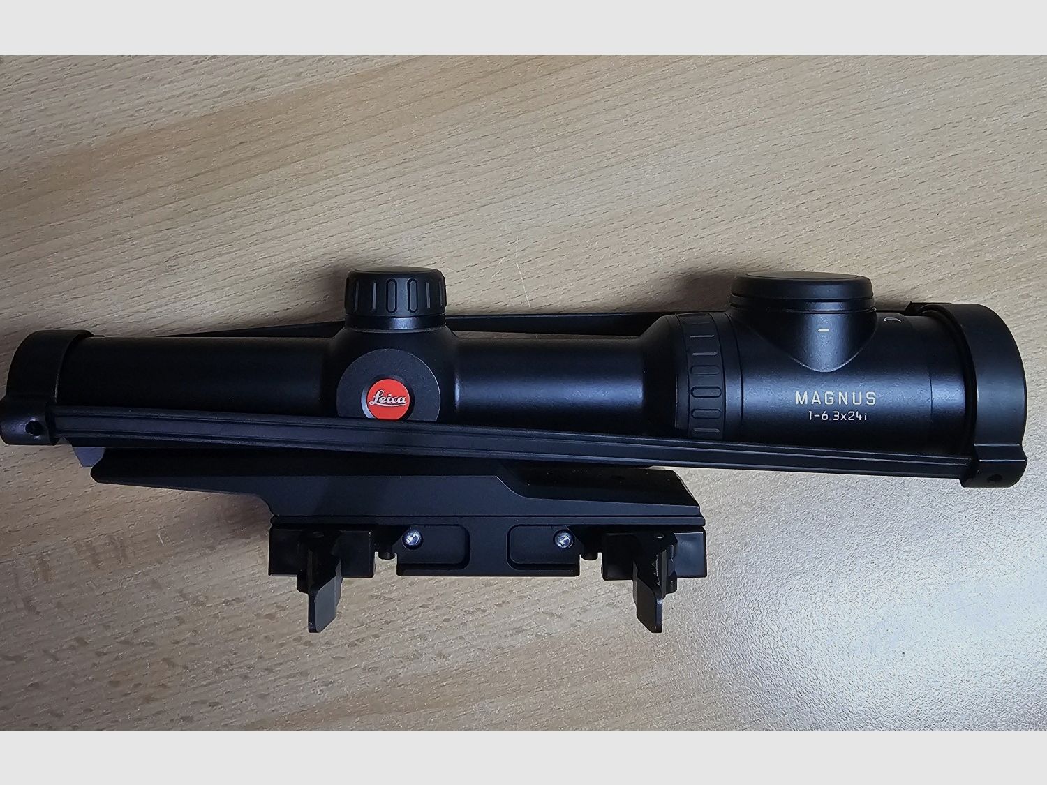 LEICA MAGNUS 1-6.3x24i, CircleDot, driven hunt, with Innogun tactical quick-release mount, image 1 of 6