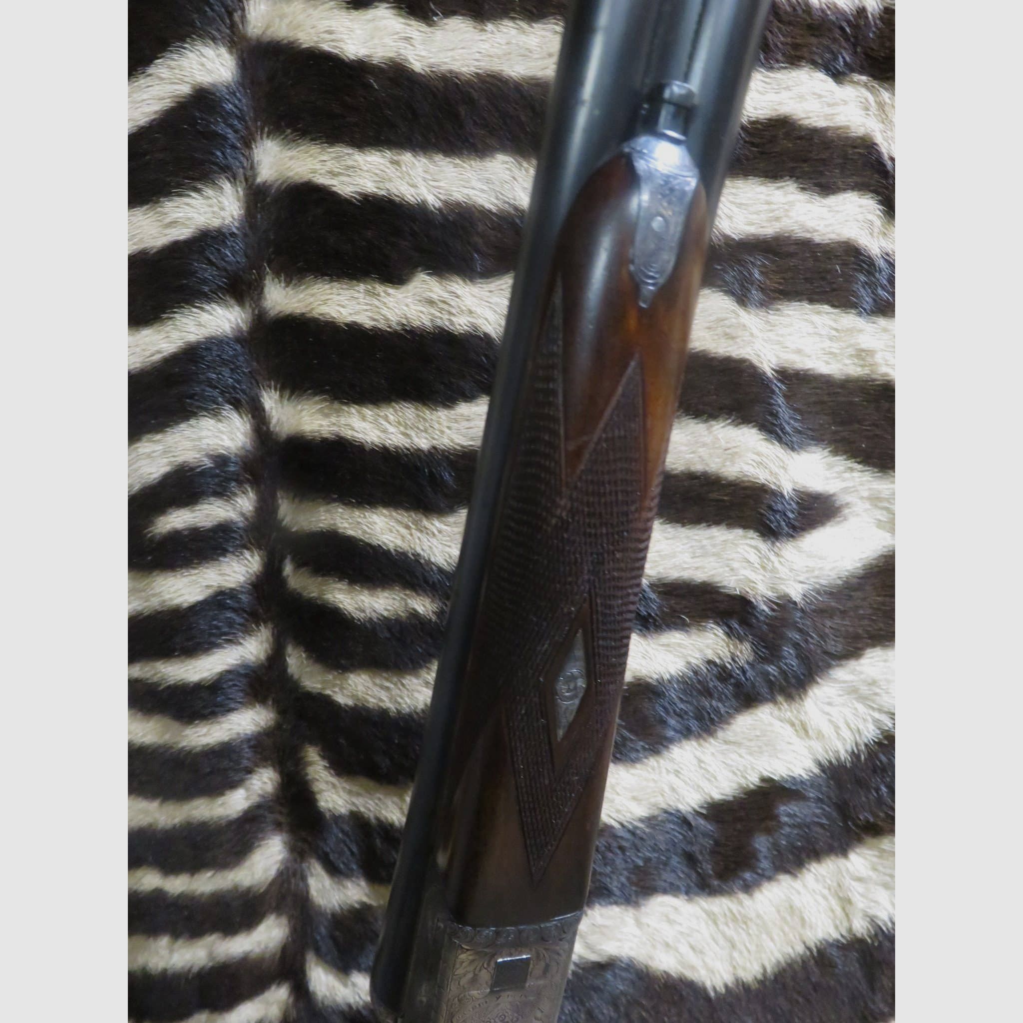 Bockdoppelflinte AYA Kal.20/70 Läufe 64cm 1/2 voll, Bild 3 von 14