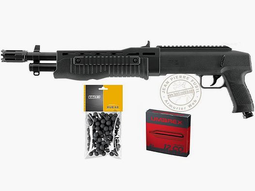 Pack CO2 shotgun met rubberen ballen Umarex T4E TB 68 Gen 2 - Kal.68 (max. 16 Joules)