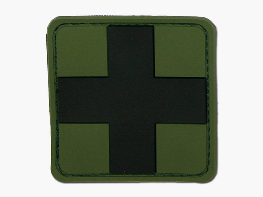 Jackets To Go 3D-Patch Red Cross Medic oliv-schwarz