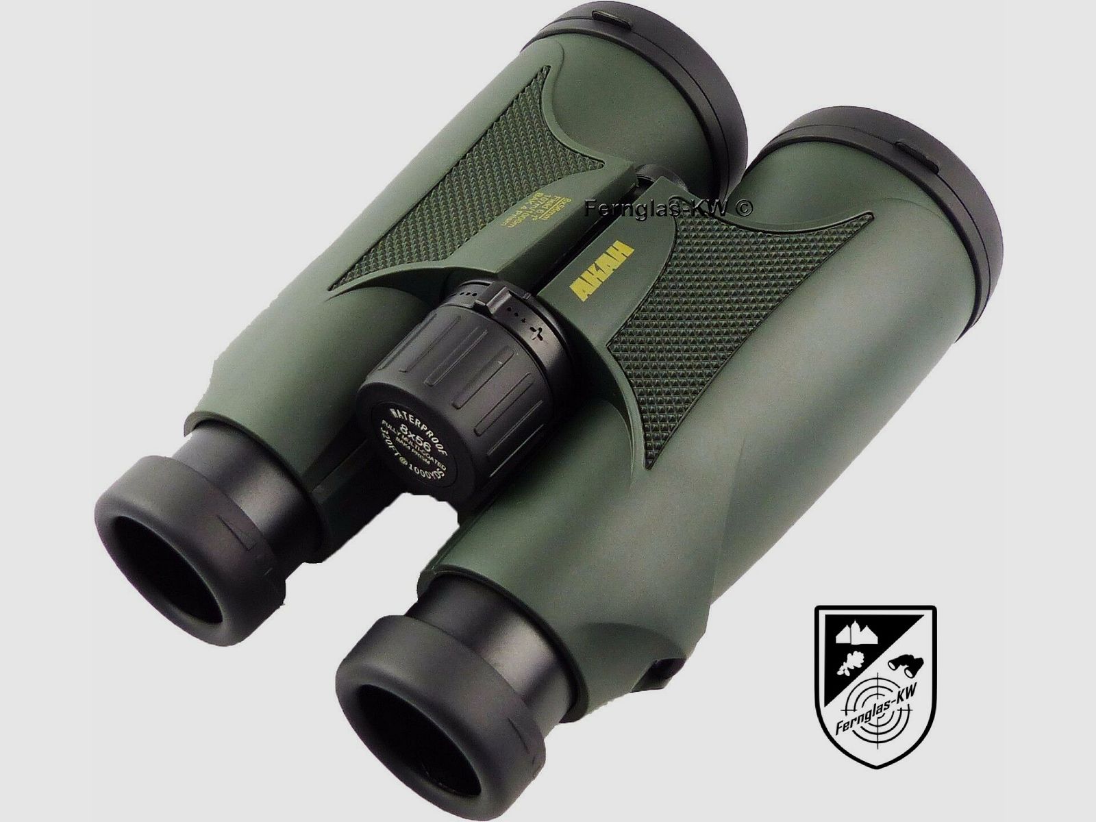 AKAH Fernglas 8x56 mit Tragetasche und Trageriemen Ansitzfernglas Jagdfernglas