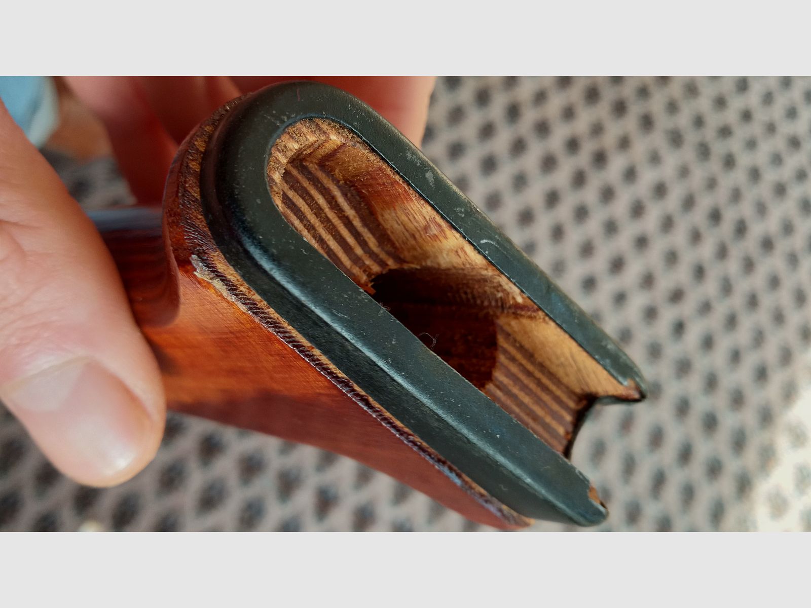 Original empuñadura de pistola de madera contrachapada AK74 rusa / también se adapta a AKM // Empuñadura de laminado / Yunker