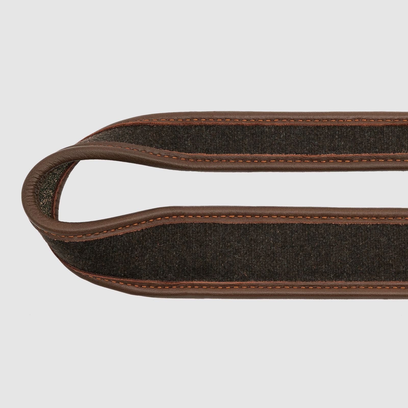 AKAH rifle sling elk leather & loden with cork underlay