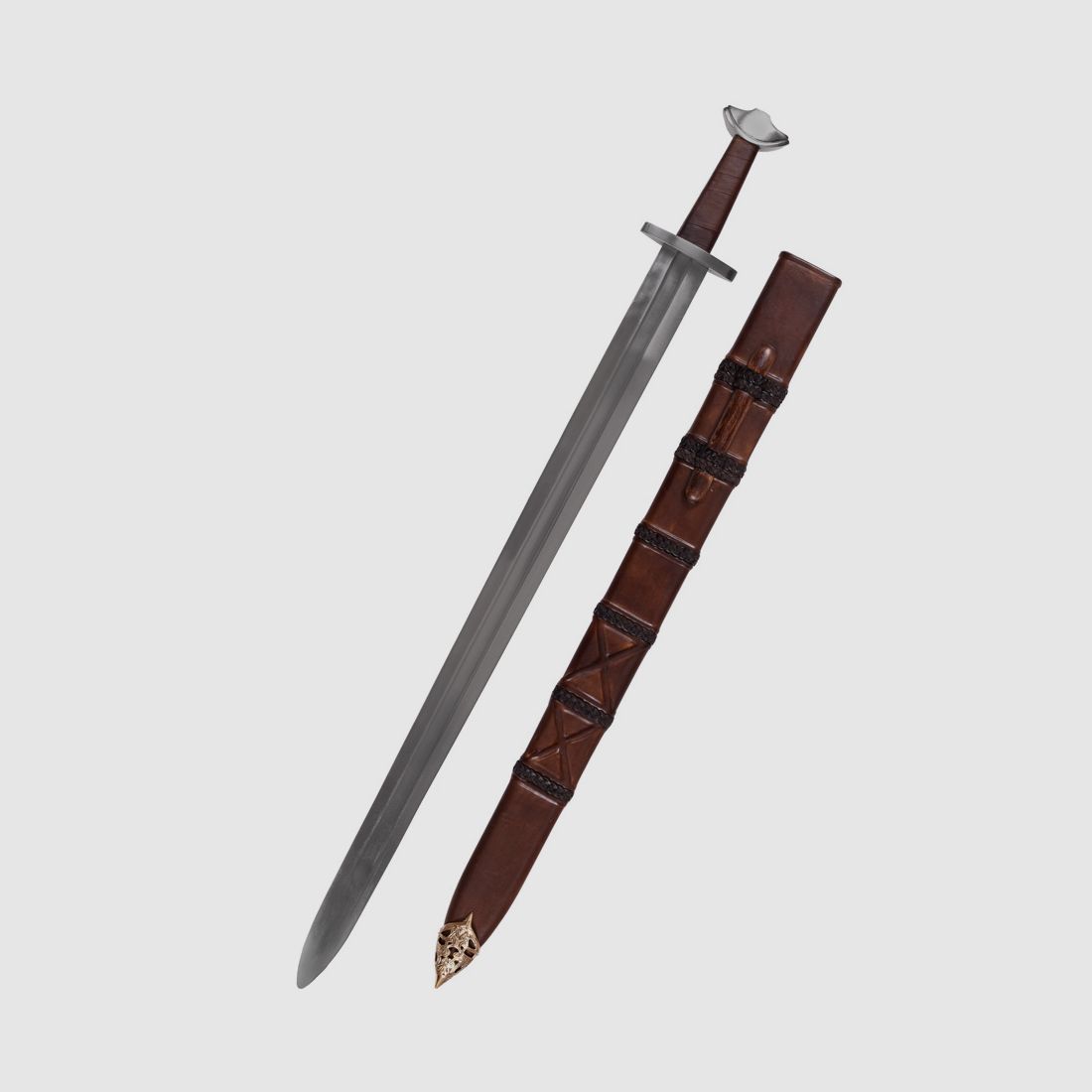 Viking temple sword with sheath