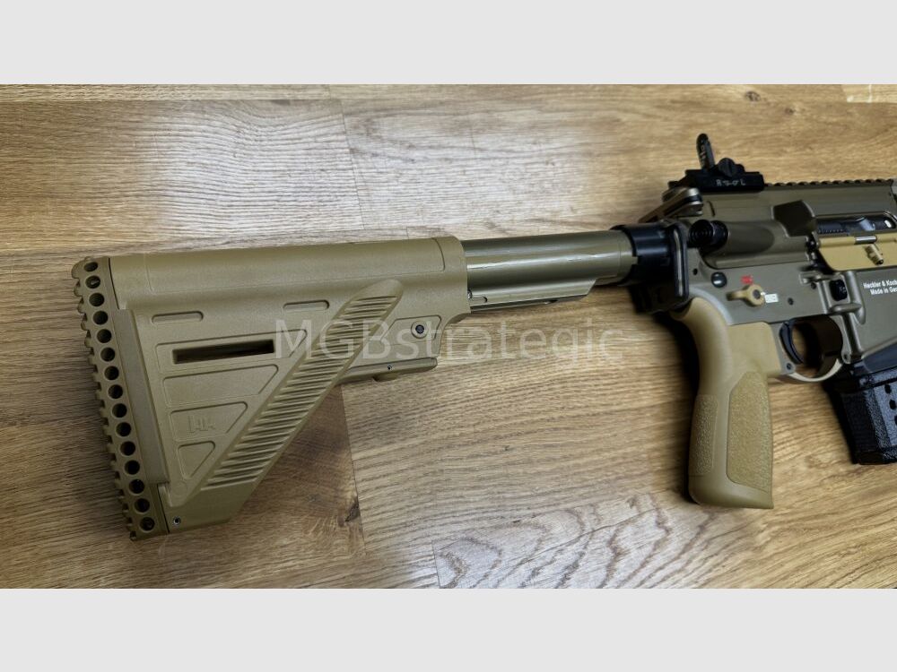 Heckler & Koch MR223 A3 Slim-Line 16.5" Barrel - semi-automatic rifle .223Rem long M-LOK handguard - sand color - sport approved! - similar to Bundeswehr G95A1 G95KA1 G95K H&K 416