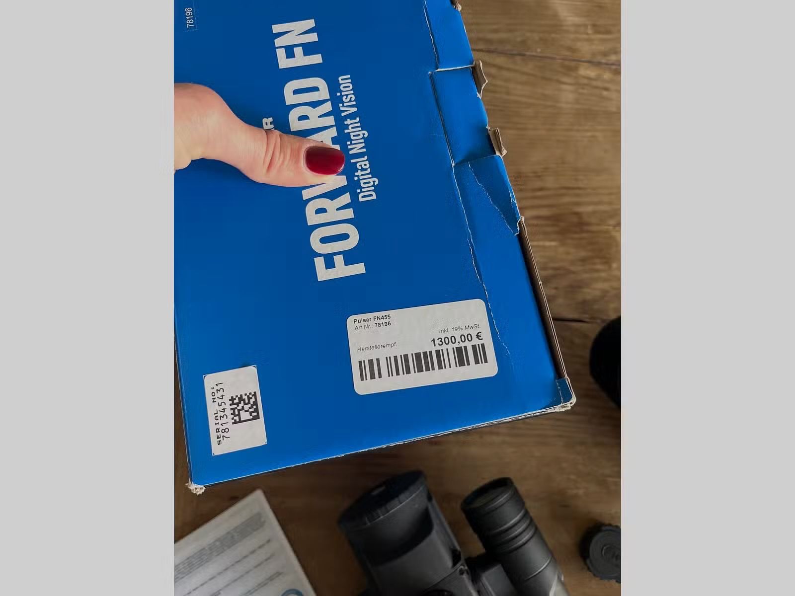 PULSAR Forward FN455 dispositivo di visione notturna con IR‑Strahler – come nuovo, set completo