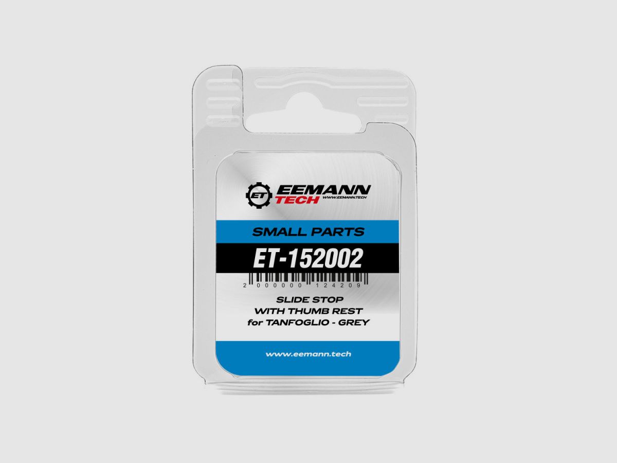 Eemann Tech Zatrzask suwadła z podparciem na kciuk dla Tanfoglio - SZARY, zdjęcie 2 z 3