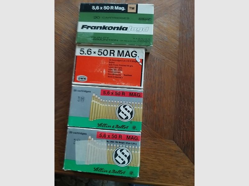 80 Schuss 5,6 x 50 R Mag