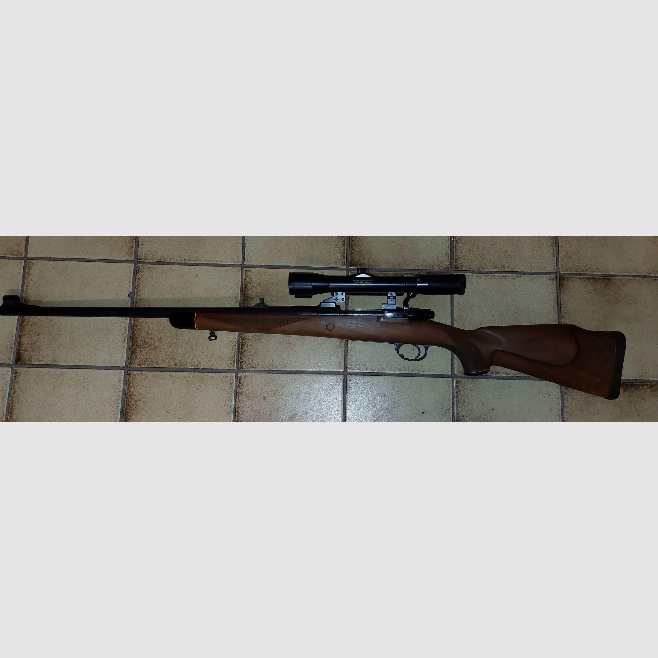 Repetierbüchse 98er im Kaliber 375 H&H Mag. inkl. ZF 1,5 - 6 x 40