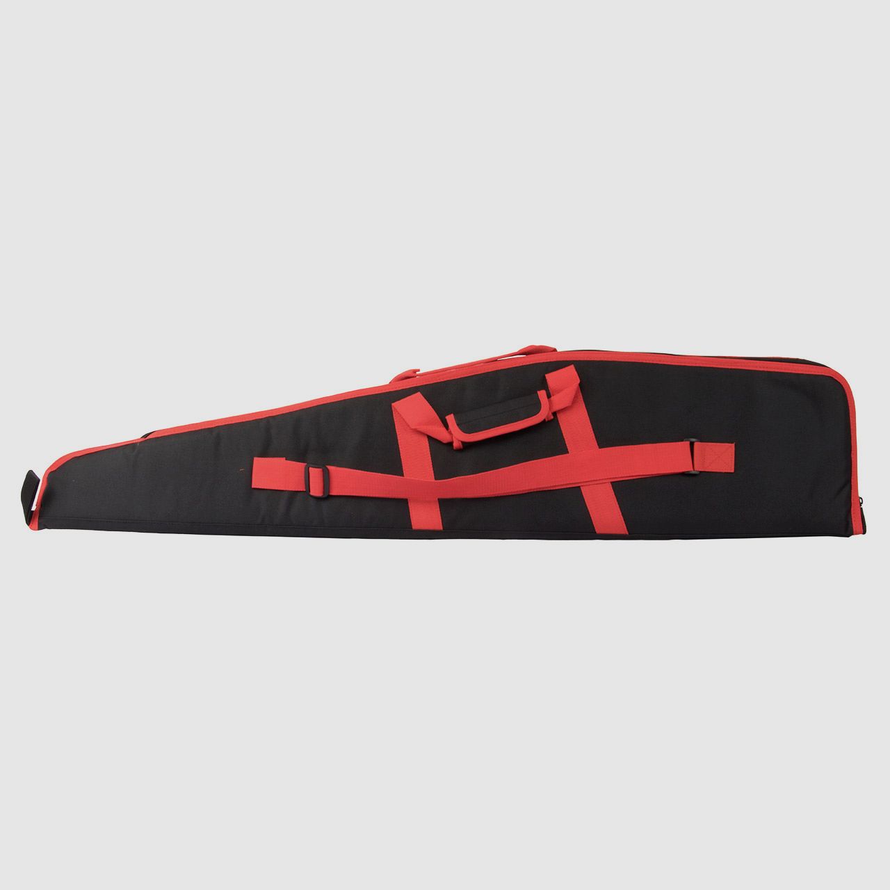 Gewehrfutteral Gewehrtasche Umarex Red Line 105 x 22 cm abschlieĂźbar Cordura 3 AuĂźentaschen rot schwarz