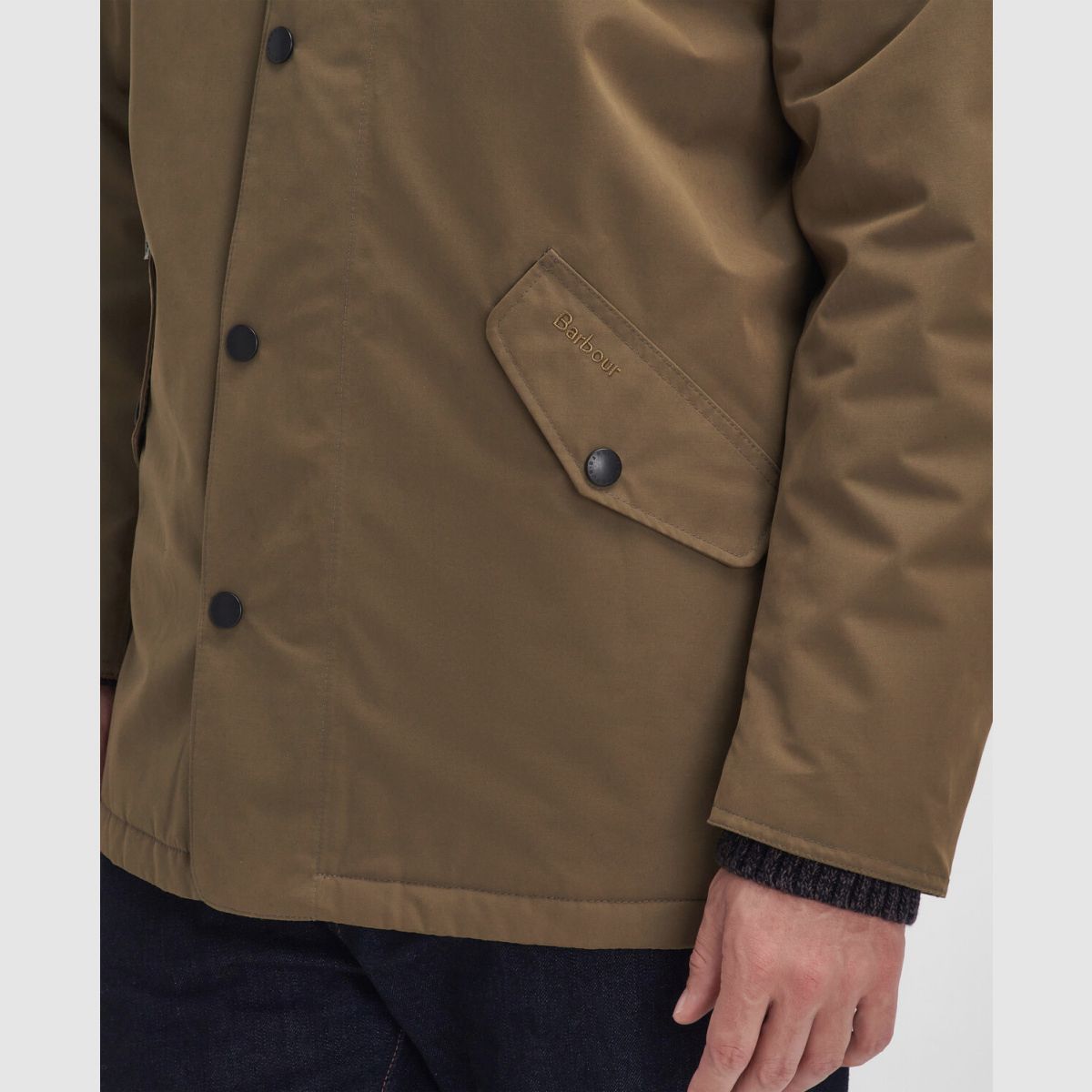 BARBOUR Spoonbill Winter Jacke Oliv