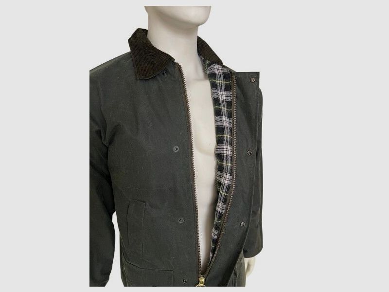 Original English wax jacket in green