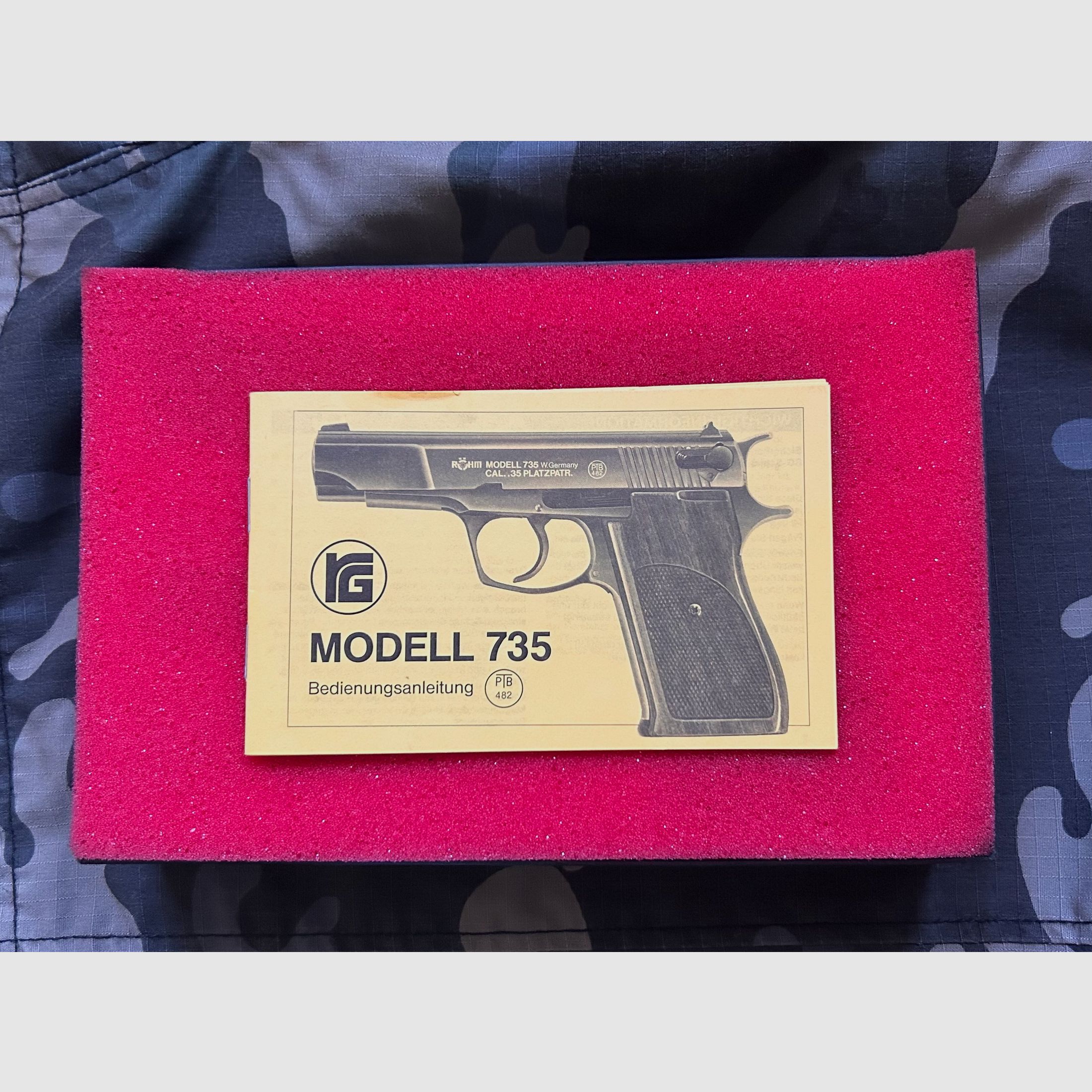 Ladenneu!! Röhm RG 735  .35 Sammlerstück! PTB 482