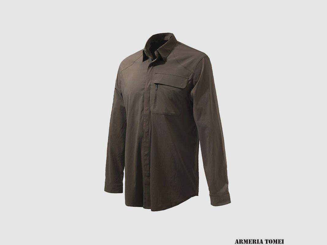 SHIRT – BERETTA – STORM SHIRT Chocolate Brown, image 1 of 3
