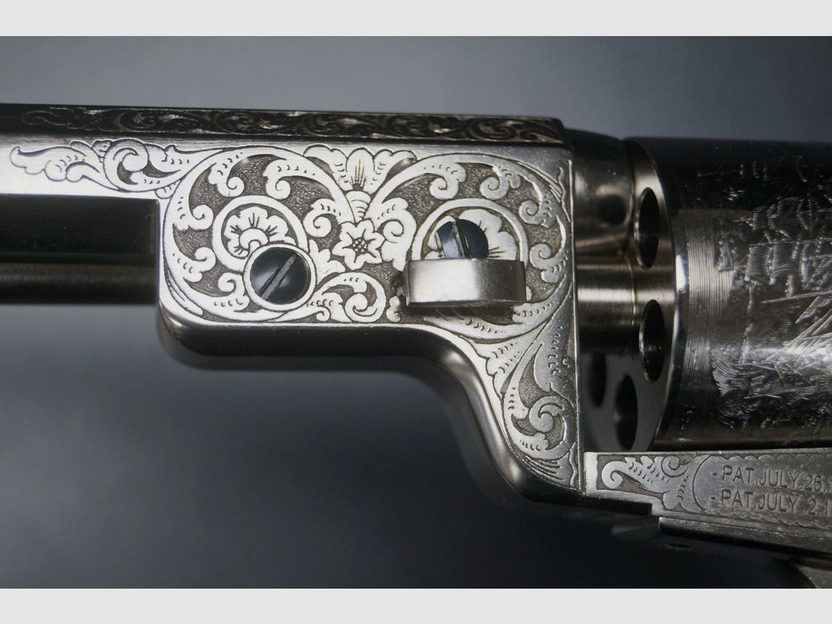 Uberti Richard-Mason Navy Vernickelt Graviert, Bild 7 von 9
