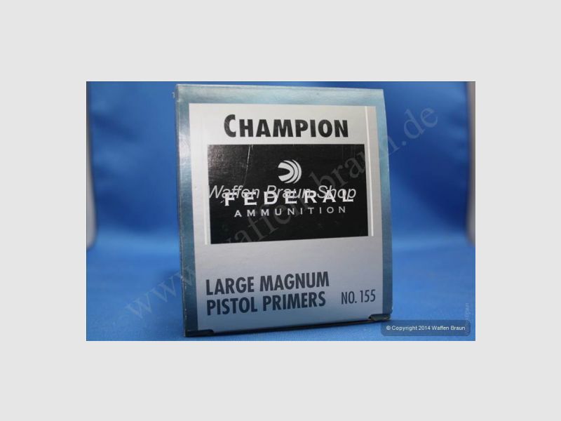 Federal Zündhütchen, Federal 155, Large Pistol Mag. 100 STK