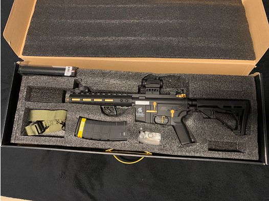 Airsoft Komplettausrüstung: Lancer Tactical Archon M4, WSP Galaxy & Zubehör