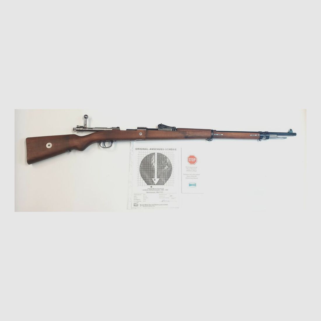Mauser Oberndorf am Neckar Repetierbüchse Mauser Jubiläumsgewehr Gewehr 98 - 8x57JS
