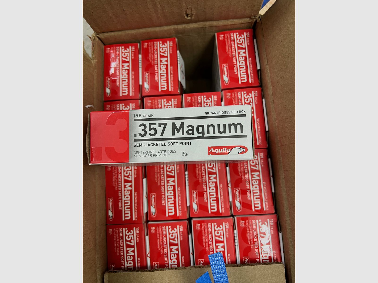 Aguila 1000 piezas .357 SJSP proyectil