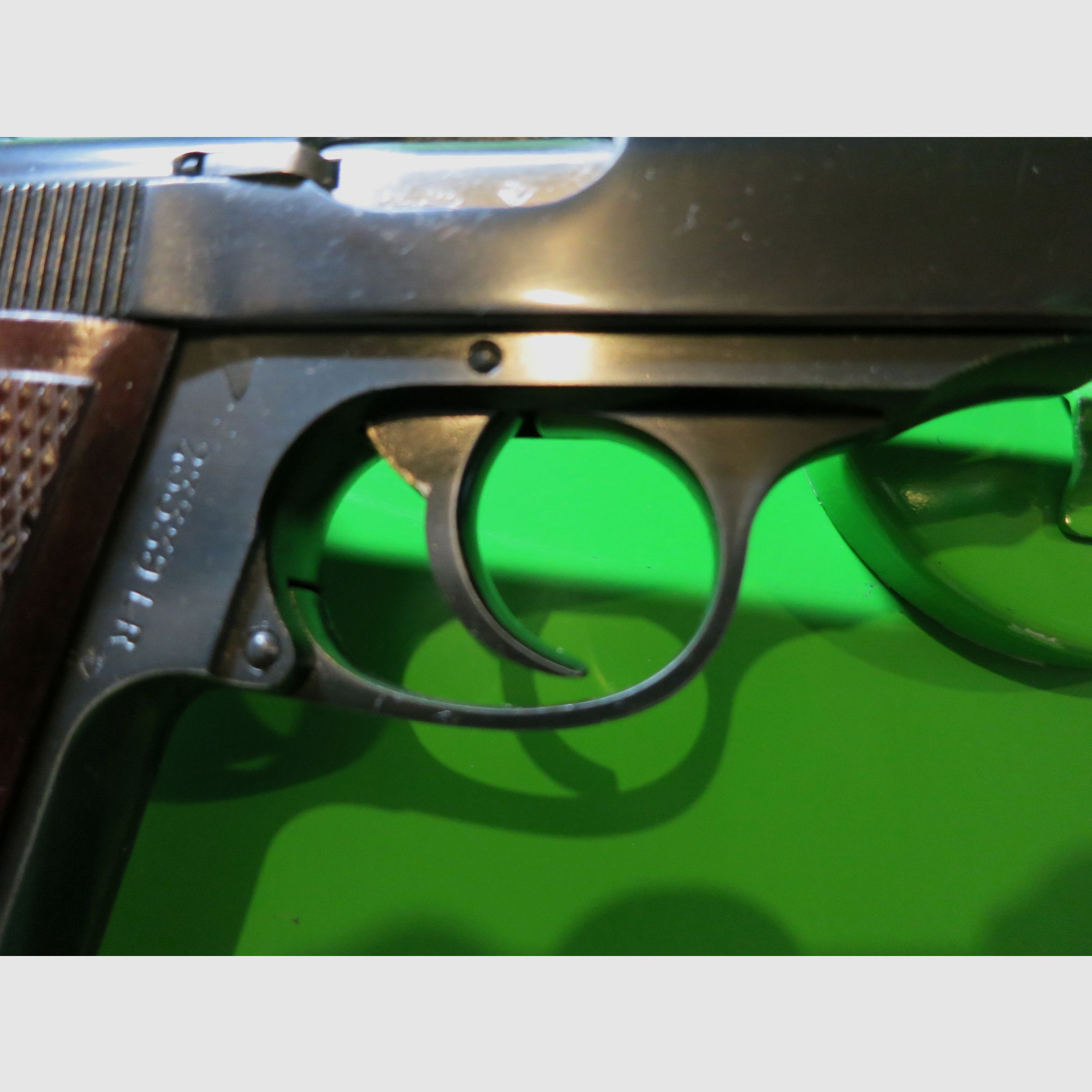 Walther PP « Pistolet de police », .22lr pistolet d'entraînement, plaquettes en bois       #39, image 8 sur 11