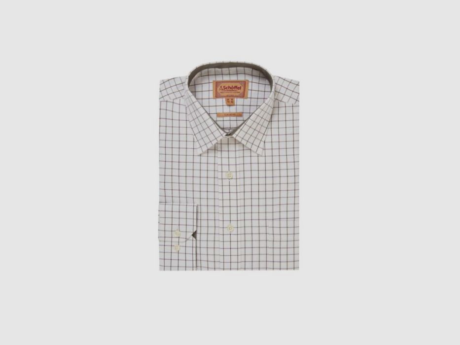Schöffel H-Shirt Burnham Tattersall Classic dark olive, image 1 of 10