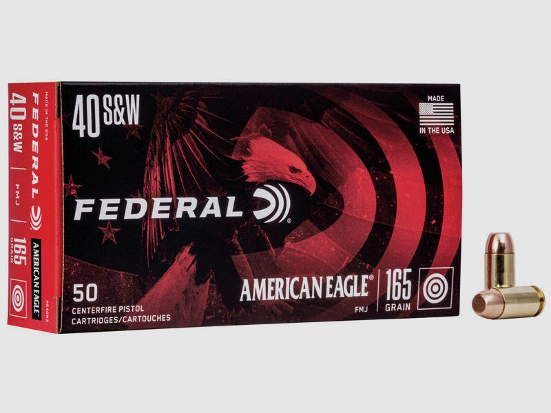 Federal American Eagle .40 S&W 165GR FMJ 50 nabojów